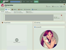 Tablet Screenshot of memaroloka.deviantart.com