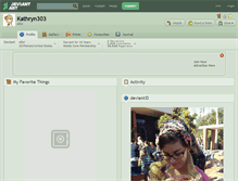 Tablet Screenshot of kathryn303.deviantart.com