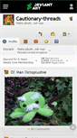 Mobile Screenshot of cautionary-threads.deviantart.com
