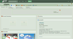 Desktop Screenshot of inflatality.deviantart.com