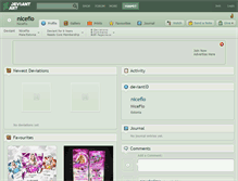 Tablet Screenshot of niceflo.deviantart.com