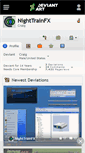 Mobile Screenshot of nighttrainfx.deviantart.com