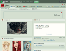 Tablet Screenshot of ellie0.deviantart.com