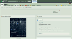 Desktop Screenshot of draco13.deviantart.com