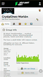 Mobile Screenshot of crystalones-world.deviantart.com