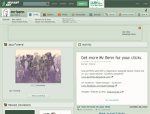 Tablet Screenshot of mr-benn.deviantart.com