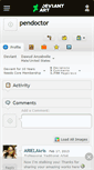 Mobile Screenshot of pendoctor.deviantart.com