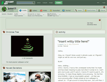 Tablet Screenshot of jusso11.deviantart.com