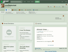 Tablet Screenshot of crucifiedxxxlust.deviantart.com