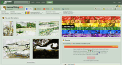 Desktop Screenshot of merearthling.deviantart.com