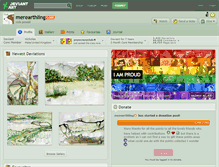 Tablet Screenshot of merearthling.deviantart.com