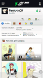 Mobile Screenshot of panic4mcr.deviantart.com
