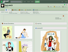 Tablet Screenshot of panic4mcr.deviantart.com