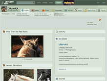 Tablet Screenshot of lnorwick.deviantart.com