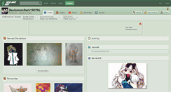 Desktop Screenshot of beelzemondark190796.deviantart.com