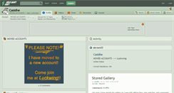 Desktop Screenshot of casidhe.deviantart.com