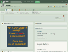 Tablet Screenshot of casidhe.deviantart.com