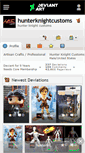 Mobile Screenshot of hunterknightcustoms.deviantart.com