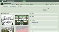 Desktop Screenshot of calvarycampaign.deviantart.com