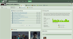 Desktop Screenshot of black-comic-makers.deviantart.com