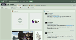 Desktop Screenshot of eveonline.deviantart.com