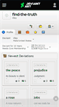 Mobile Screenshot of find-the-truth.deviantart.com