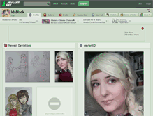 Tablet Screenshot of idablack.deviantart.com