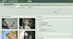 Desktop Screenshot of charlesthesnake.deviantart.com