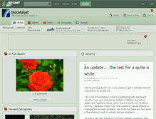 Tablet Screenshot of biocatalyst.deviantart.com