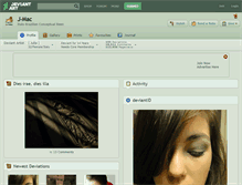 Tablet Screenshot of j-mac.deviantart.com