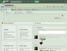 Tablet Screenshot of katykittenxx.deviantart.com