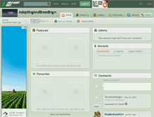Tablet Screenshot of adoptingandbreeding.deviantart.com