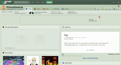 Desktop Screenshot of princesspeachcat.deviantart.com