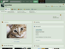 Tablet Screenshot of eemmiliee.deviantart.com
