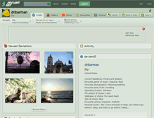 Tablet Screenshot of dnbarman.deviantart.com