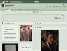 Tablet Screenshot of jamesgriffin.deviantart.com