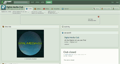Desktop Screenshot of digital-media-club.deviantart.com
