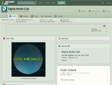 Tablet Screenshot of digital-media-club.deviantart.com