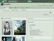 Tablet Screenshot of crushyroll.deviantart.com