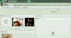 Desktop Screenshot of inferos.deviantart.com