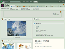 Tablet Screenshot of evella.deviantart.com