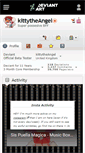 Mobile Screenshot of kittytheangel.deviantart.com