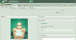 Desktop Screenshot of lavenderlia.deviantart.com