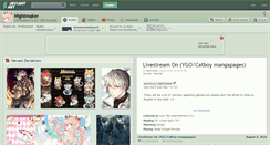 Desktop Screenshot of nightmaker.deviantart.com