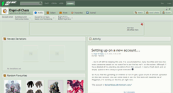 Desktop Screenshot of engel-of-chaos.deviantart.com
