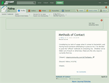 Tablet Screenshot of falina.deviantart.com