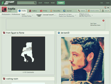 Tablet Screenshot of kopita.deviantart.com