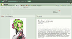 Desktop Screenshot of karensa.deviantart.com