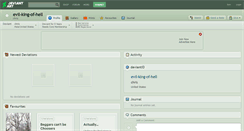 Desktop Screenshot of evil-king-of-hell.deviantart.com
