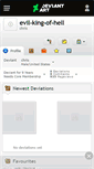 Mobile Screenshot of evil-king-of-hell.deviantart.com